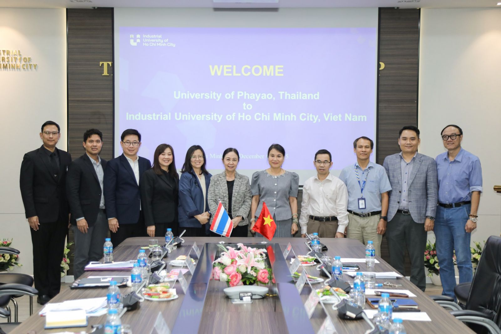 TĂNG CƯỜNG HỢP TÁC QUỐC TẾ QUA BUỔI LÀM VIỆC GIỮA IUH VÀ ĐẠI HỌC PHAYAO (THÁI LAN)