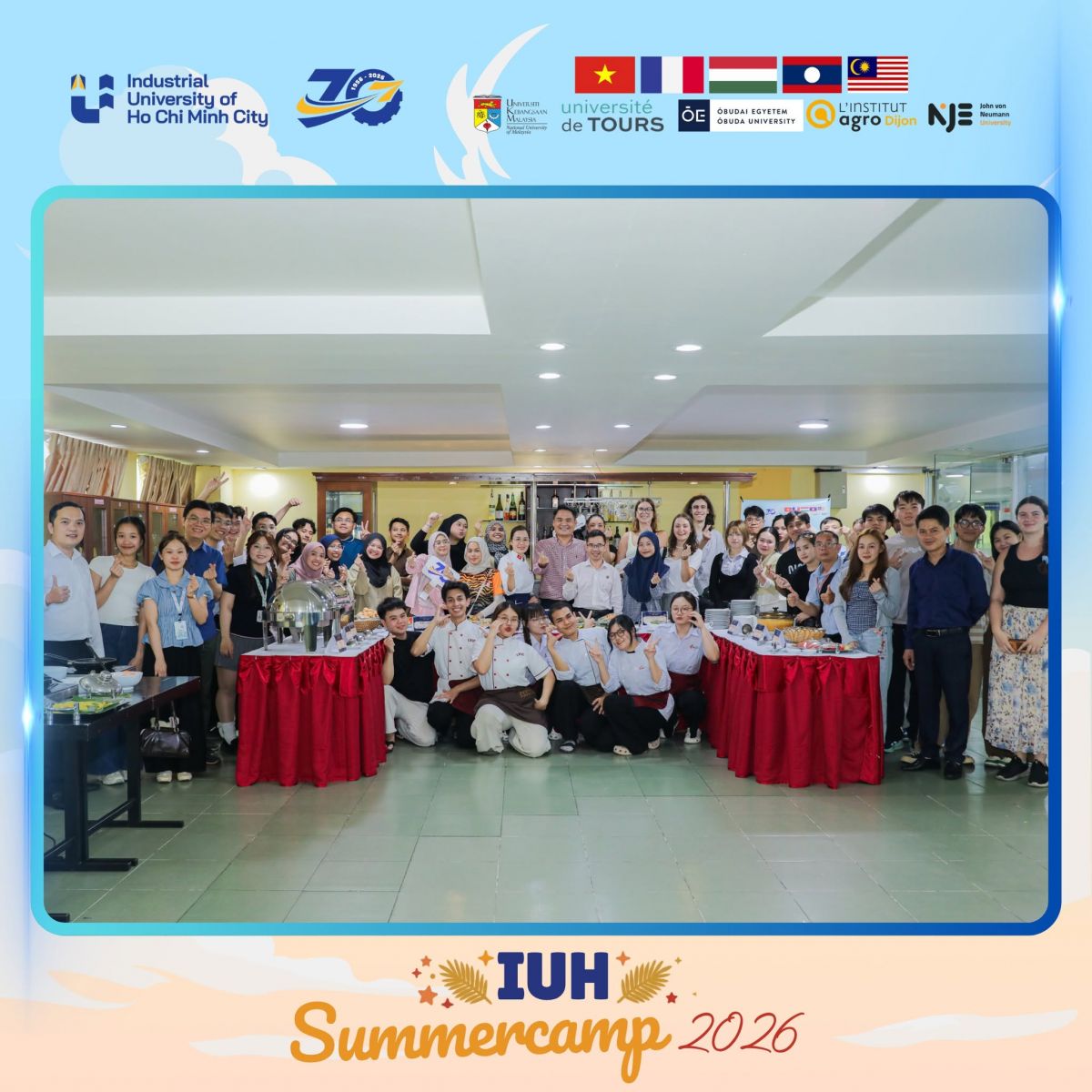 HOẠT ĐỘNG GIAO LƯU VĂN HÓA ẨM THỰC TRONG CHUỖI CHƯƠNG TRÌNH IUH SUMMERCAMP 2026