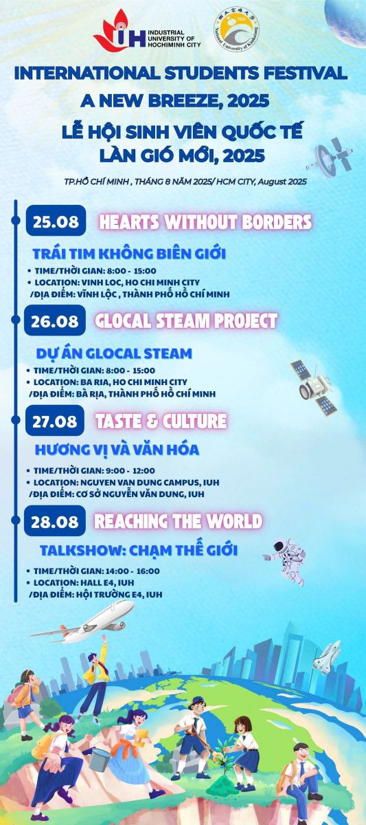 LỄ HỘI SINH VIÊN QUỐC TẾ – LÀN GIÓ MỚI 2025
