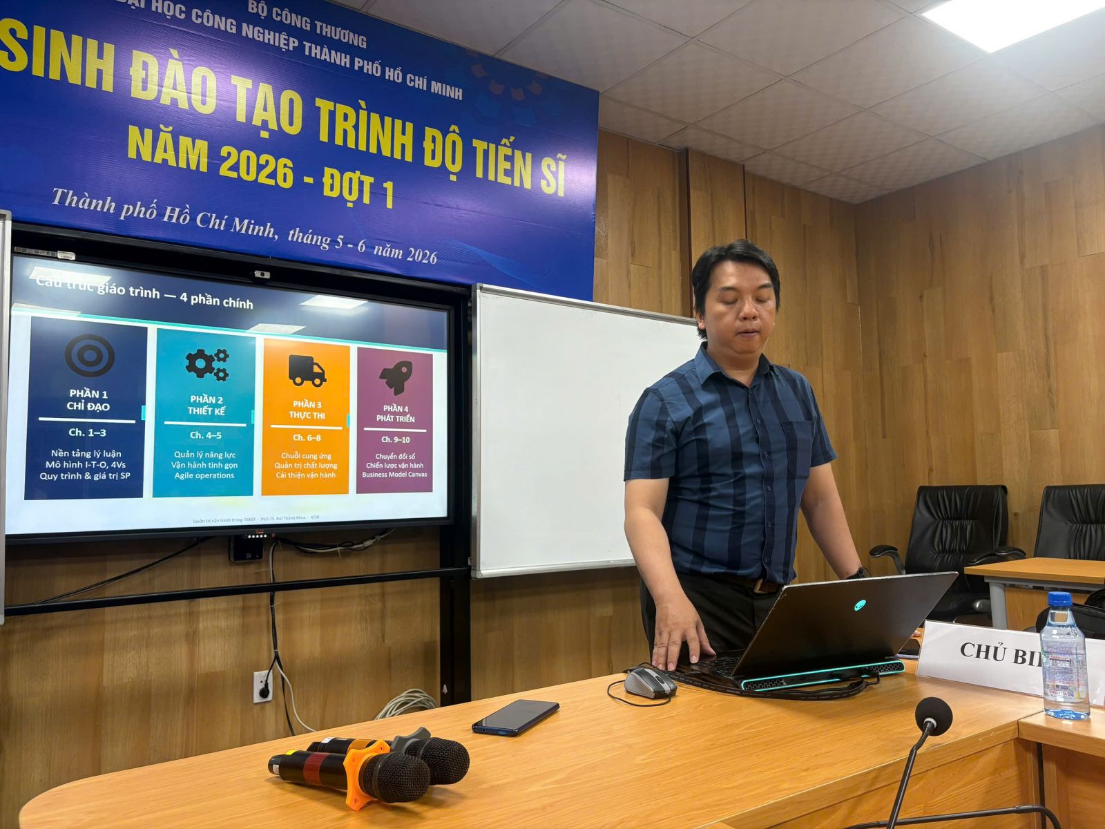 Chủ biên báo cáo nội dung giáo trình